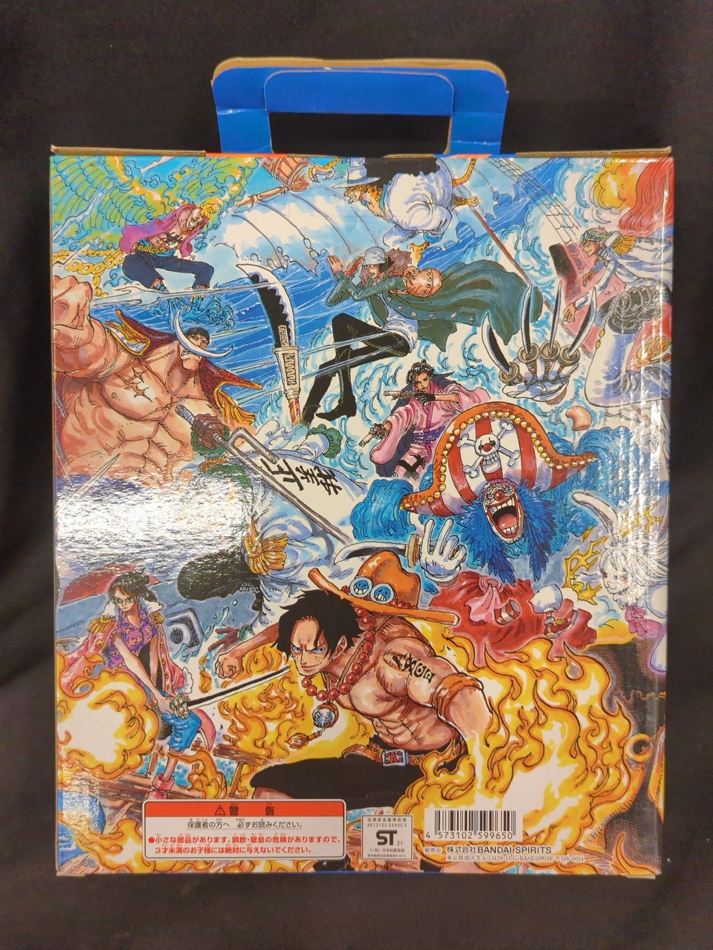 Bandai Spirits Ichiban Kuji One Piece WT100 Commemoration Eiichiro Oda Original Illustration of the Great Pirate Hundred Views D-Prize Portgas D. Ace Great Pirate Hundred Views Figure