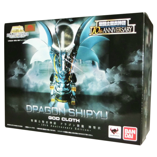 Saint Cloth Myth Dragon Shiryu God Cloth 10th Anniversary Edition