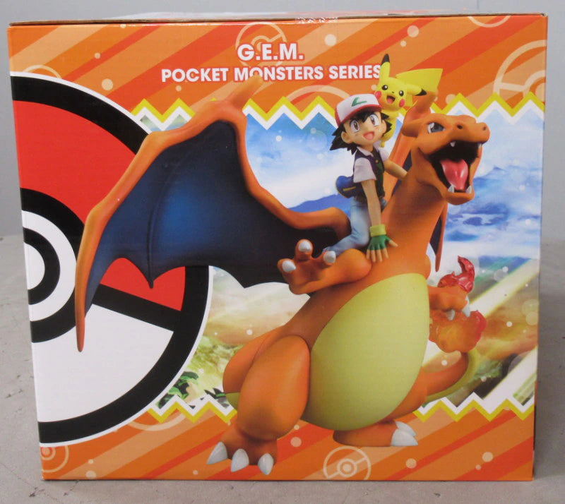 MegaHouse - G.E.M. series Satoshi and Pikachu and Charizard