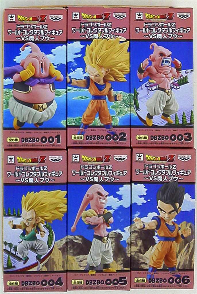 Banpresto WCF Dragon Ball VS Majin Bu Complete 6 Type Set