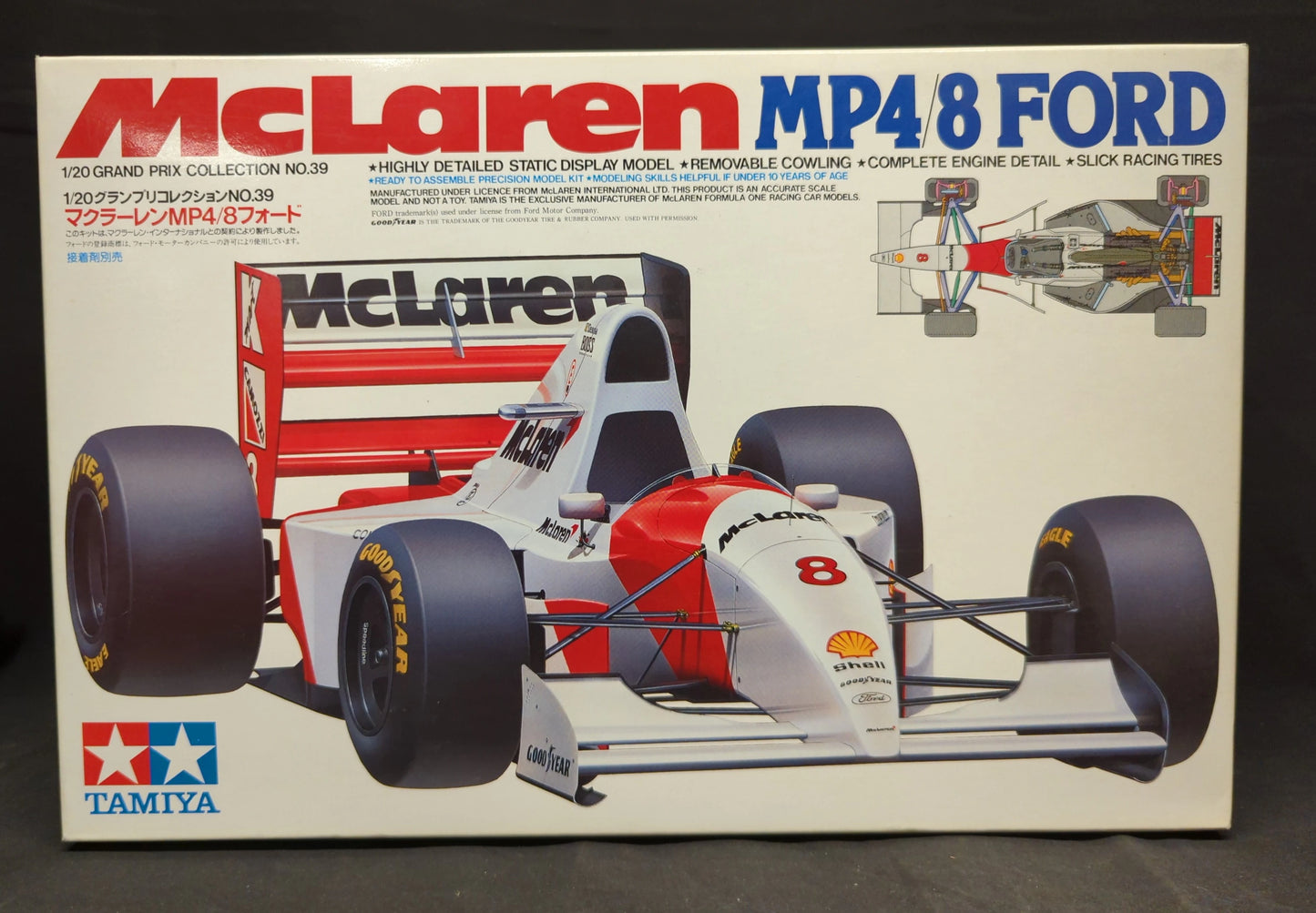 Tamiya 1/20 Grand Prix Collection No.39 McLaren MP4/8 Ford 20039