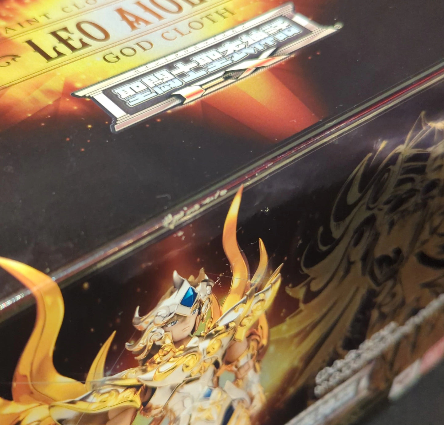 BANDAI Saint Seiya Myth Cloth EX Masami Kurumada Leo aiolia (God Cloth/With First Edition Bonus Item included