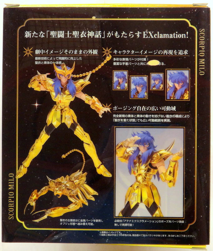 Bandai Saint Seiya Myth Cloth EX Scorpion Milo First edition version Effect With Bonus