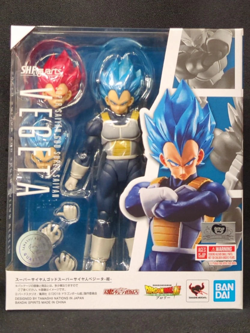 BANDAI SPIRITS SHFiguarts Super Saiyan God Super Saiyan Vegeta Super