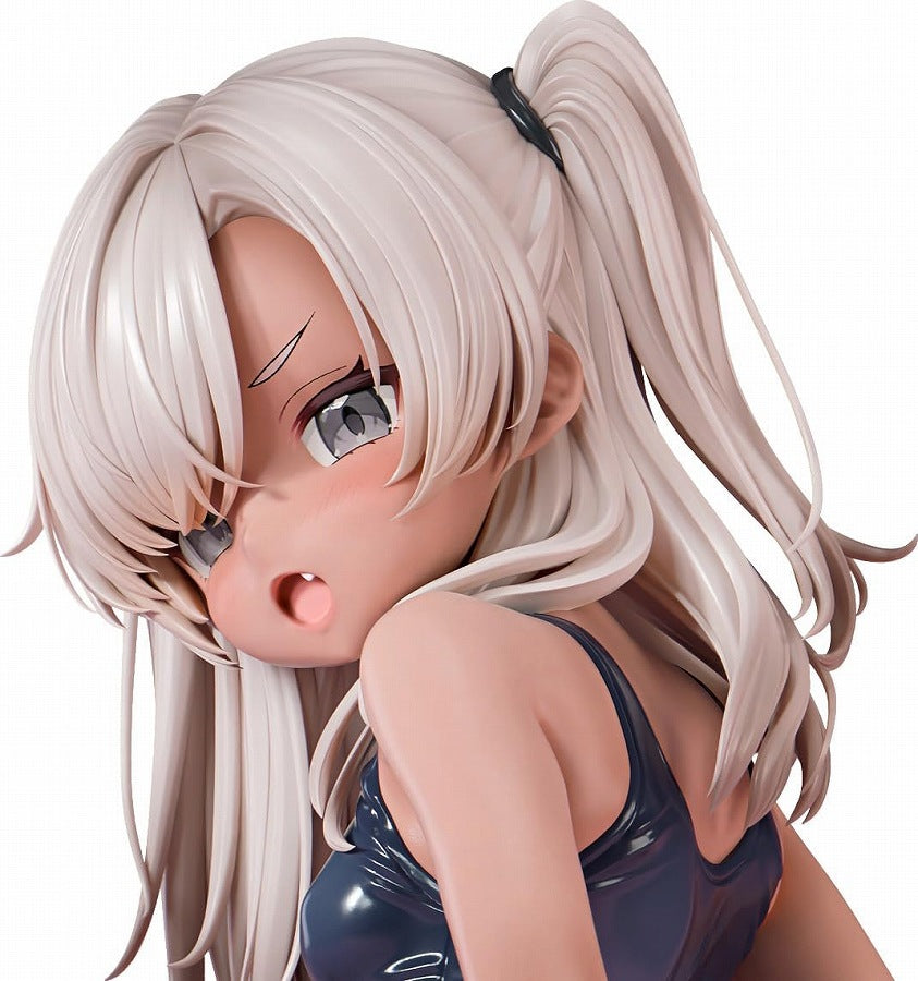 Voluptuous Girl, School Swimsuit Tanned Female Brat Gal Hiyori Wakayama 1/5 Scale Painted Complete Figure