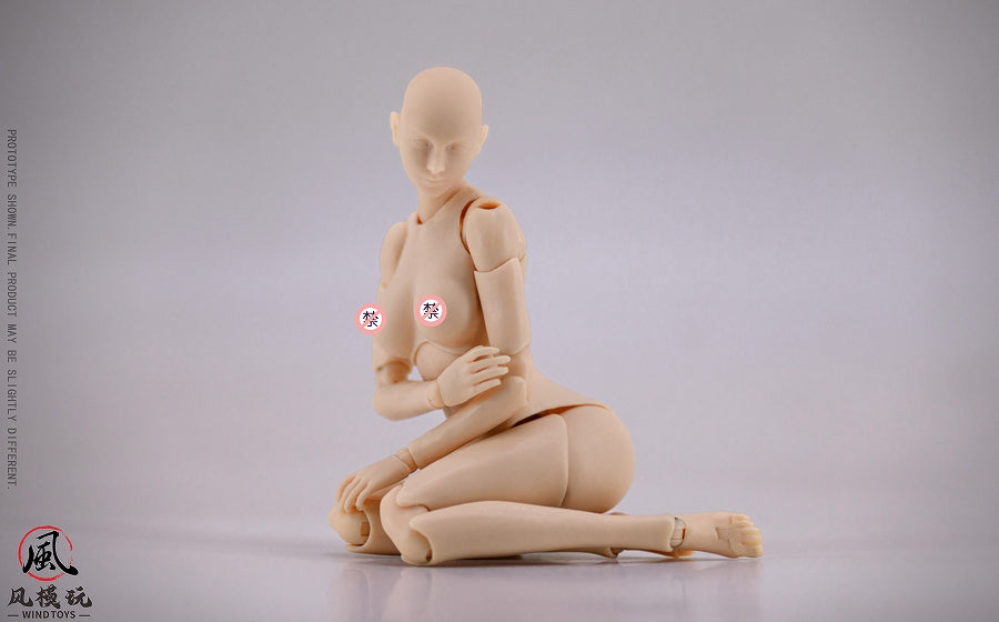 1/12 scale movable figure super model female body FMW006 white