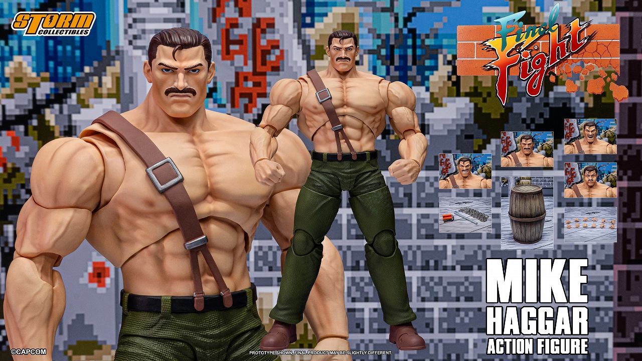 Final Fight Action Figure Mike Haggar
