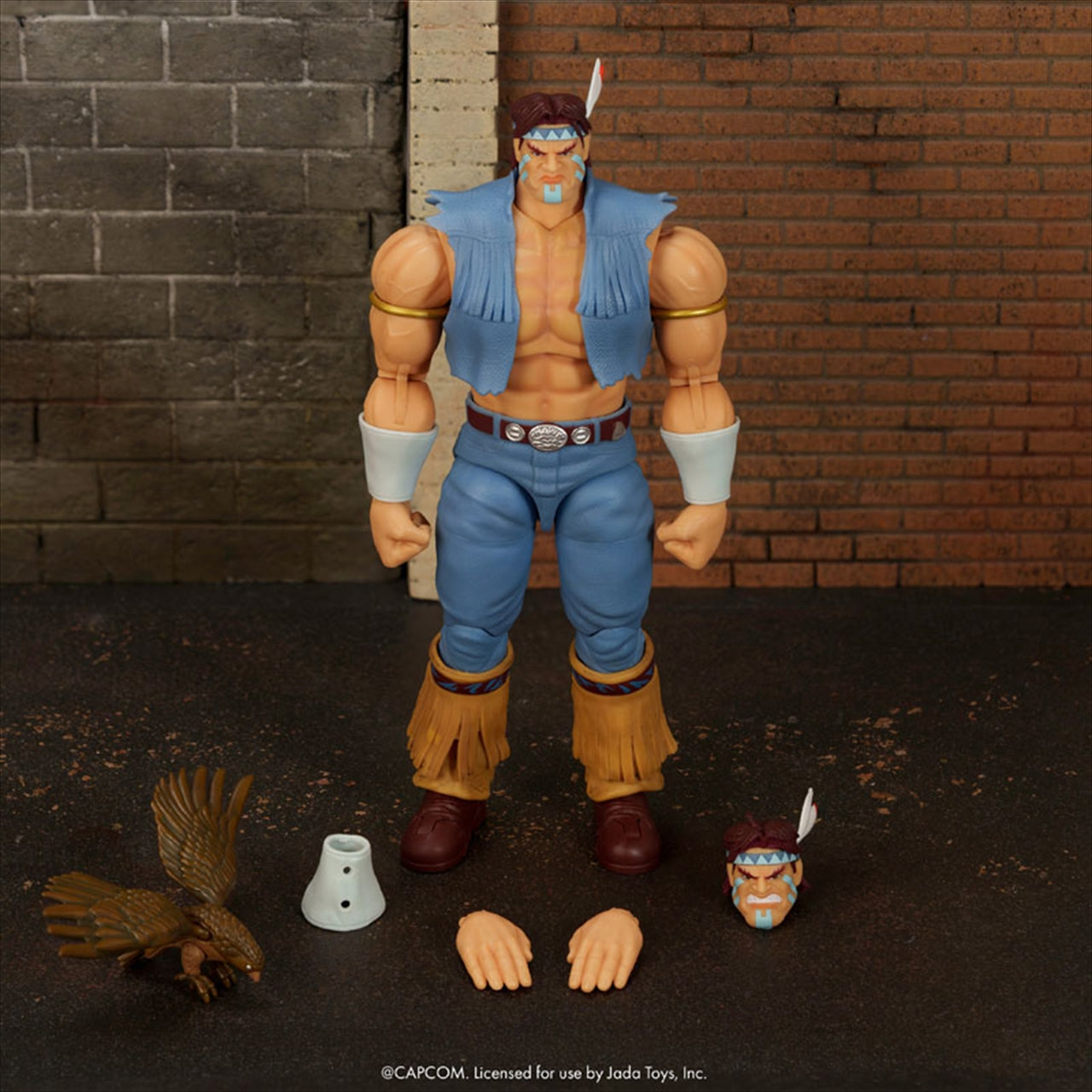 Street Fighter Action Figure 1/12 Scale Thunder Hawk (set da 3 pezzi)