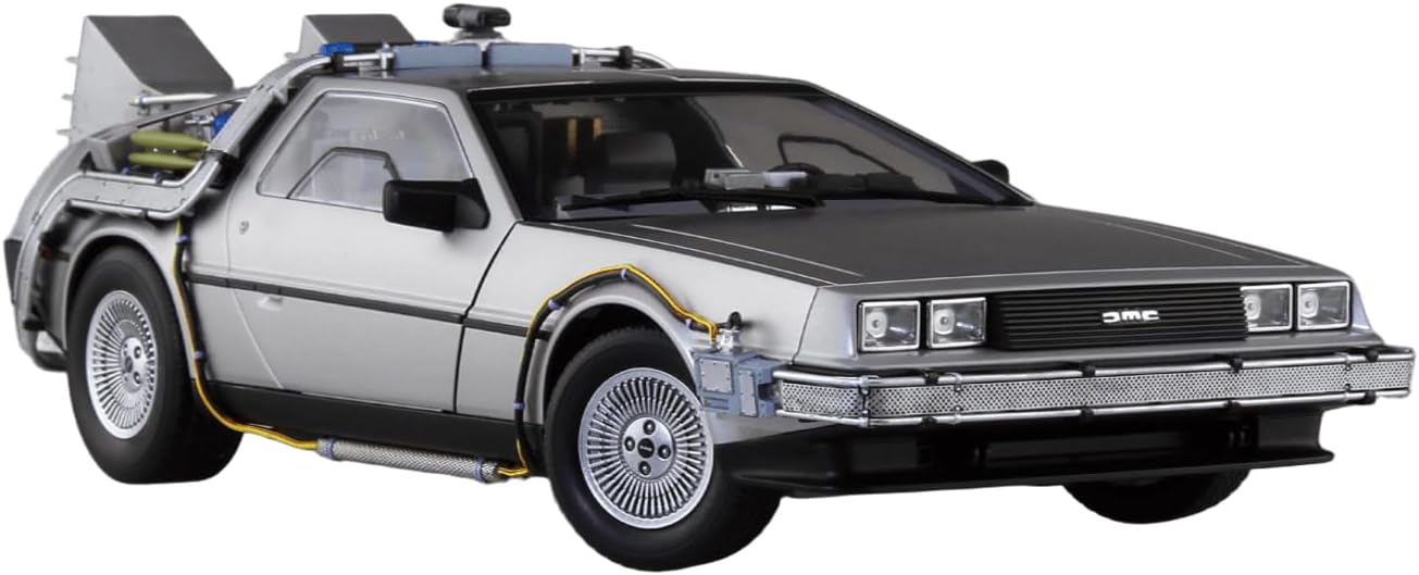 Movie Mecha BT-05 1/24 Back to the Future PartI Time Machine with Figure