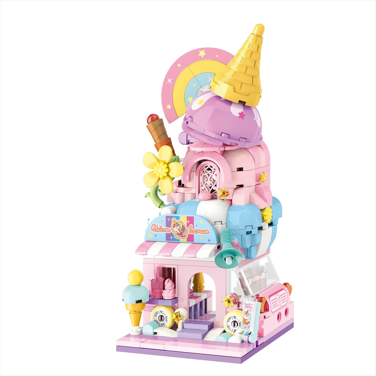 K28047 Unicorn Ice Cream Shop (set da 2 pezzi)