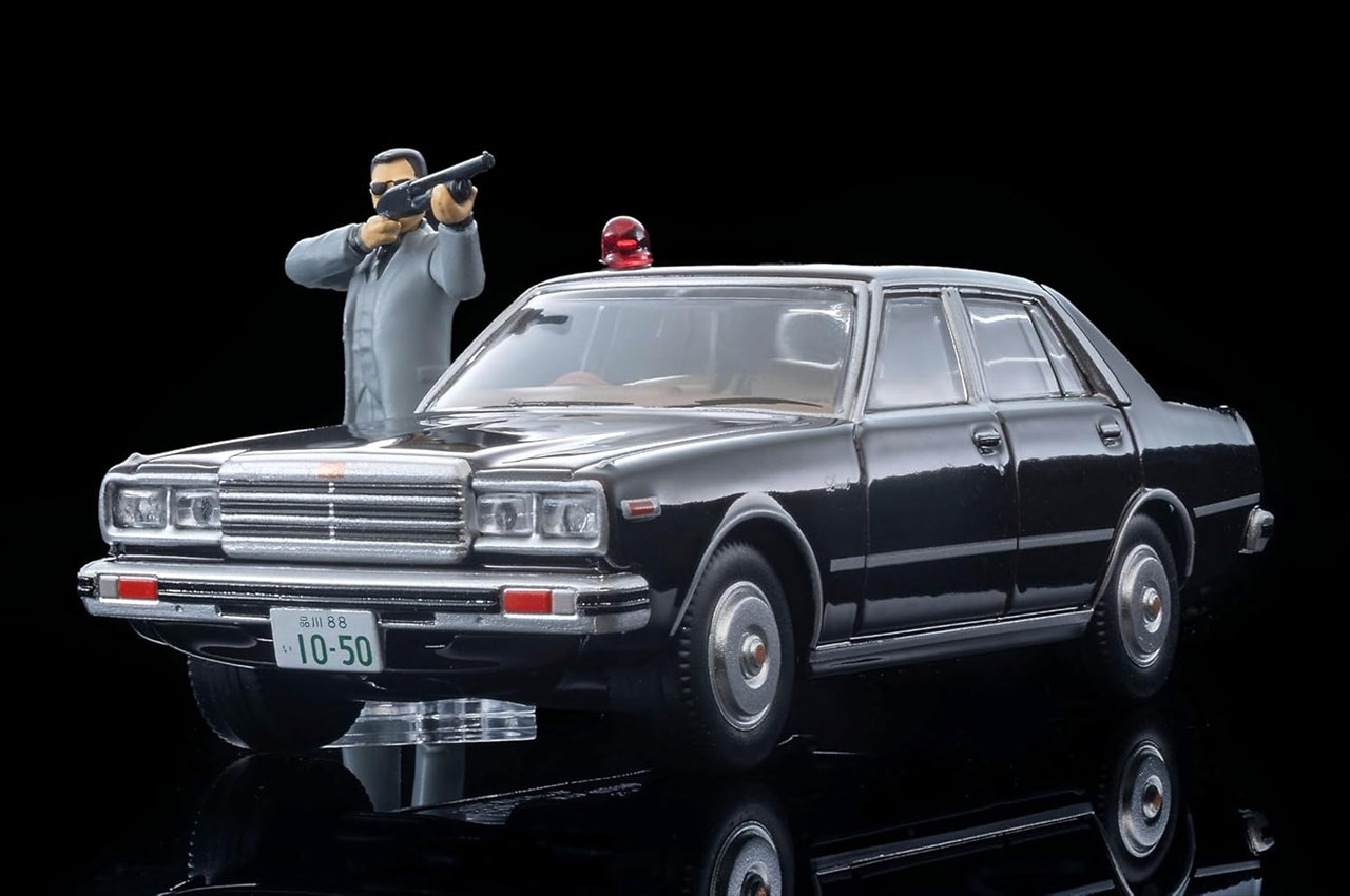 Tomica Limited Vintage Neo LV-N Movie Stars 05 Western Police Nissan Laurel 2000SGL-E with Keisuke Daimon figure