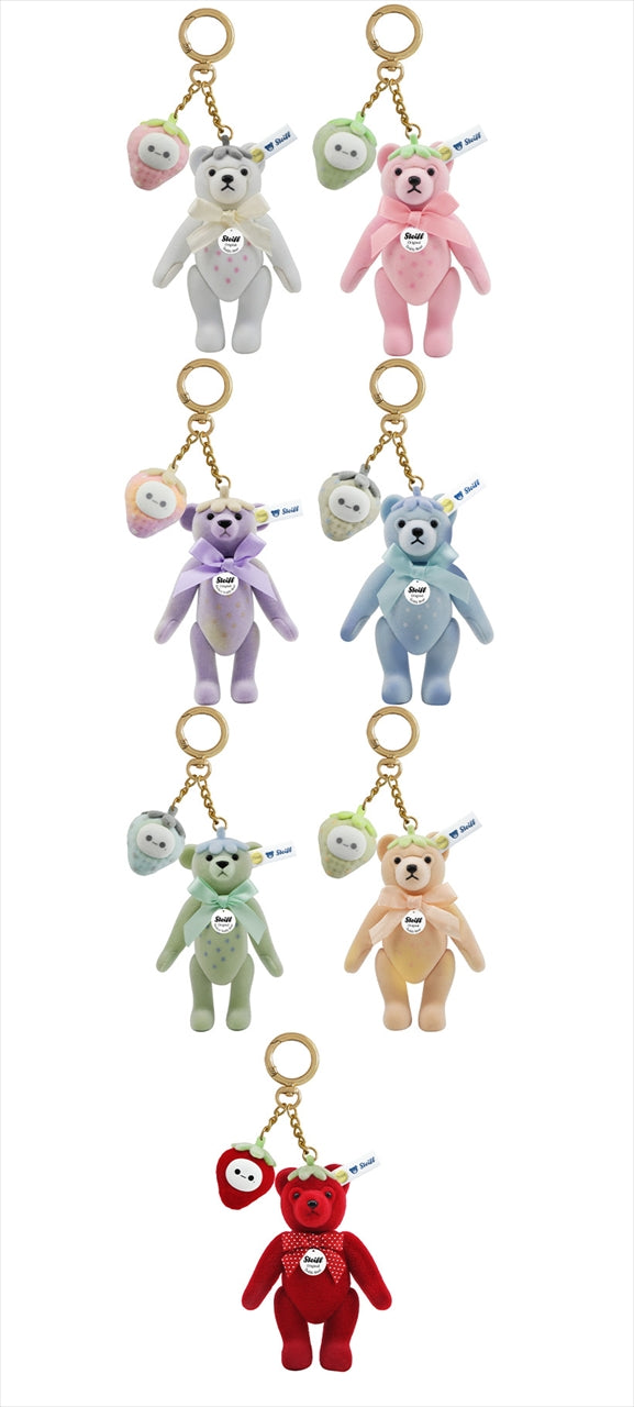 GOODBAI GOODEES × STEIFF × ARTOX Strawberry Teddy Bear Blind Box 1BOX Quantity: 6