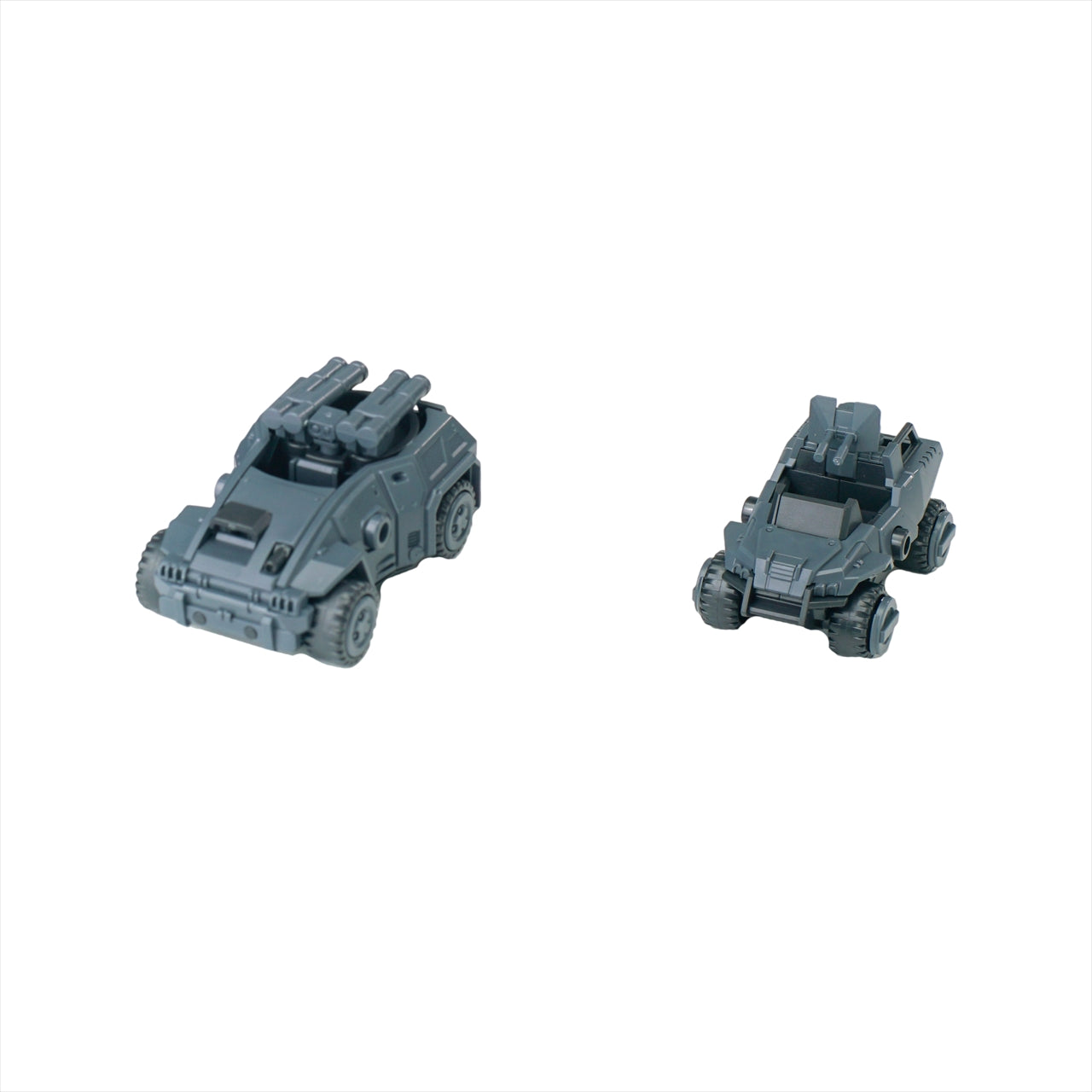 3 min project series Wildcat combat vehicle & Porcupine combat vehicle 1/18 scale Model Kit (gray)