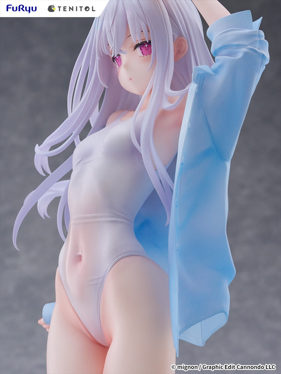 TENITOL TALL MIGNON WORKS shiro Badeanzug ver.