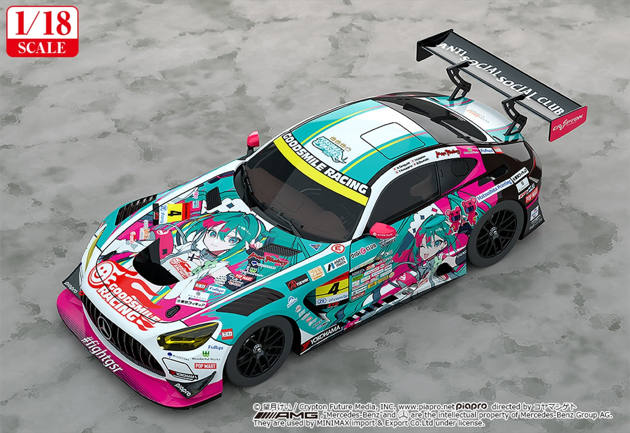 【グッドスマイルレーシング】初音ミクGTプロジェクト 1/18 グッドスマイル 初音ミク AMG 2025 開幕戦Ver.