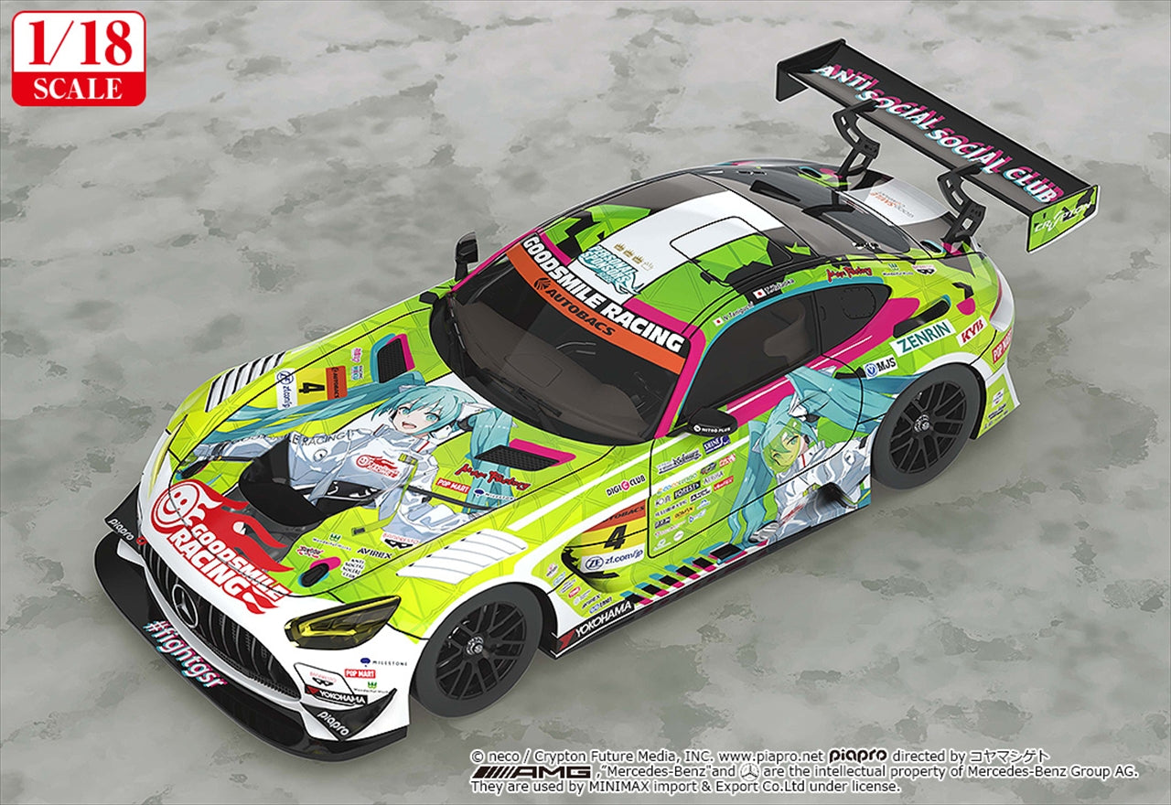 【グッドスマイルレーシング】初音ミク GTプロジェクト 1/18 グッドスマイル 初音ミク AMG 2022開幕戦Ver.