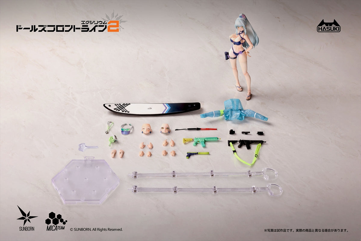 【HASUKI】pocket art PA013 ドールズフロントライン2:エクシリウム クルカイ 蒼き軌跡Ver. 通常版 1/12 完成品アクションフィギュア