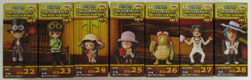 Banpresto WCF One Piece FILM GOLD vol.4 Complete 7 Type Set
