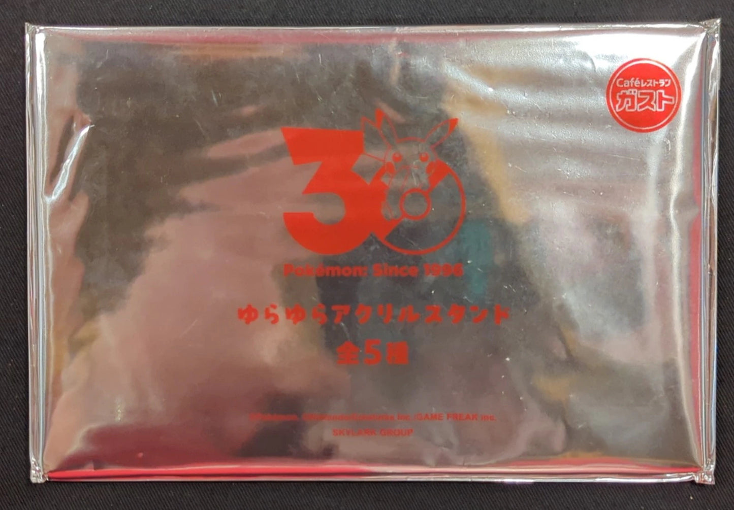 Skylark's Yurayura Acrylic Stand Gusto x Pokemon 30th Anniversary Campaign: Treecko & Torchic& Mudkip/ Turtwig & Chimchar & Piplup