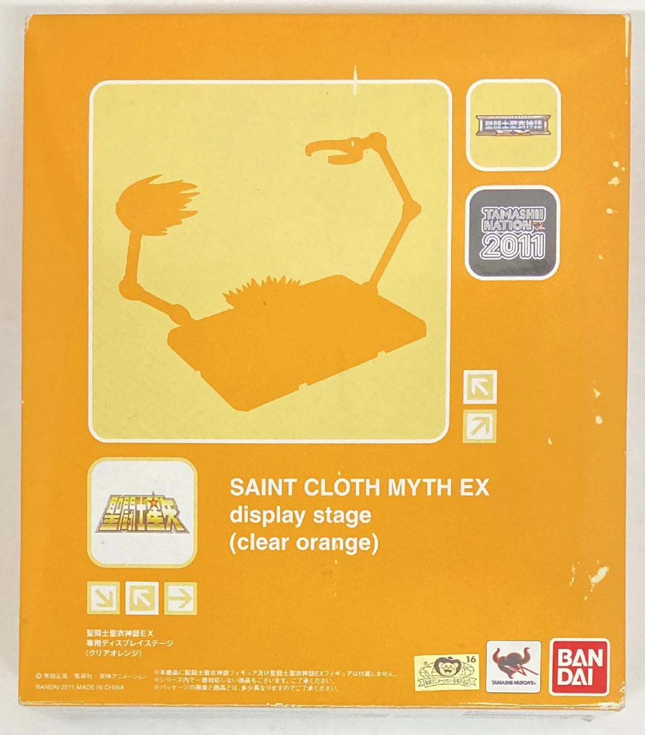 Bandai Saint Seiya Myth Cloth EX Masami Kurumada Display Stage Clear Orange Ver. Tamashii Tamashi Nation Exclusive