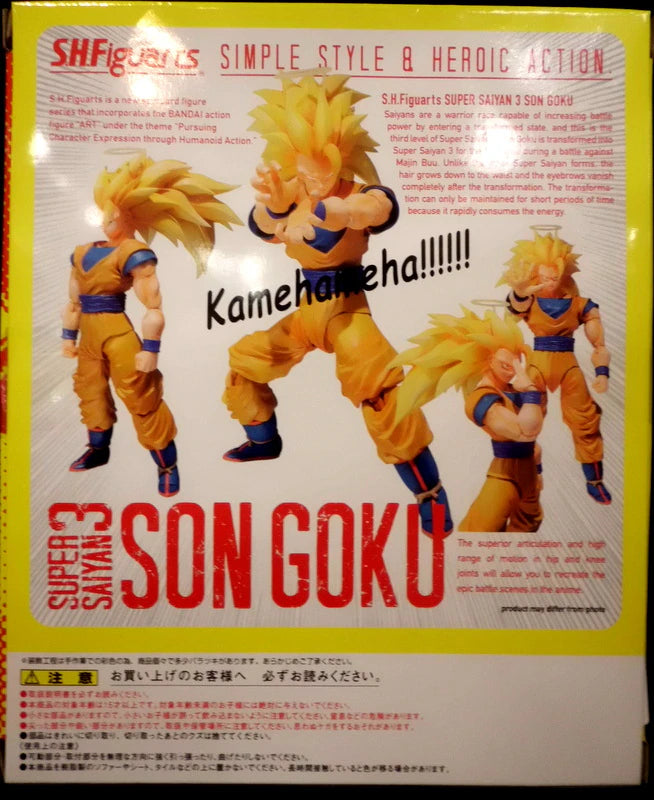 Bandai SH Figuarts Super Saiyan 3 Son Goku/Tamashii Web Edizione limitata