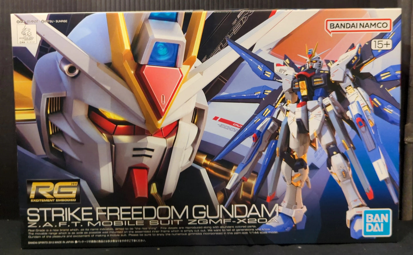 BANDAI SPIRITS RG 1/144 Bandai Namco Strike Freedom Gundam/+ notation 14