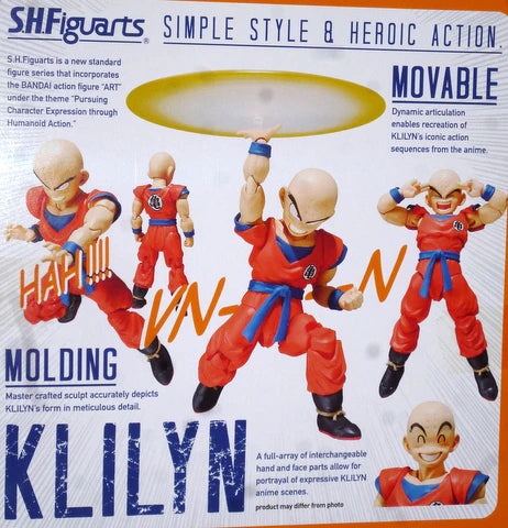 Bandai Dragon Ball Kai SHFiguarts Krilin / Tamashii Web Limited Editioned
