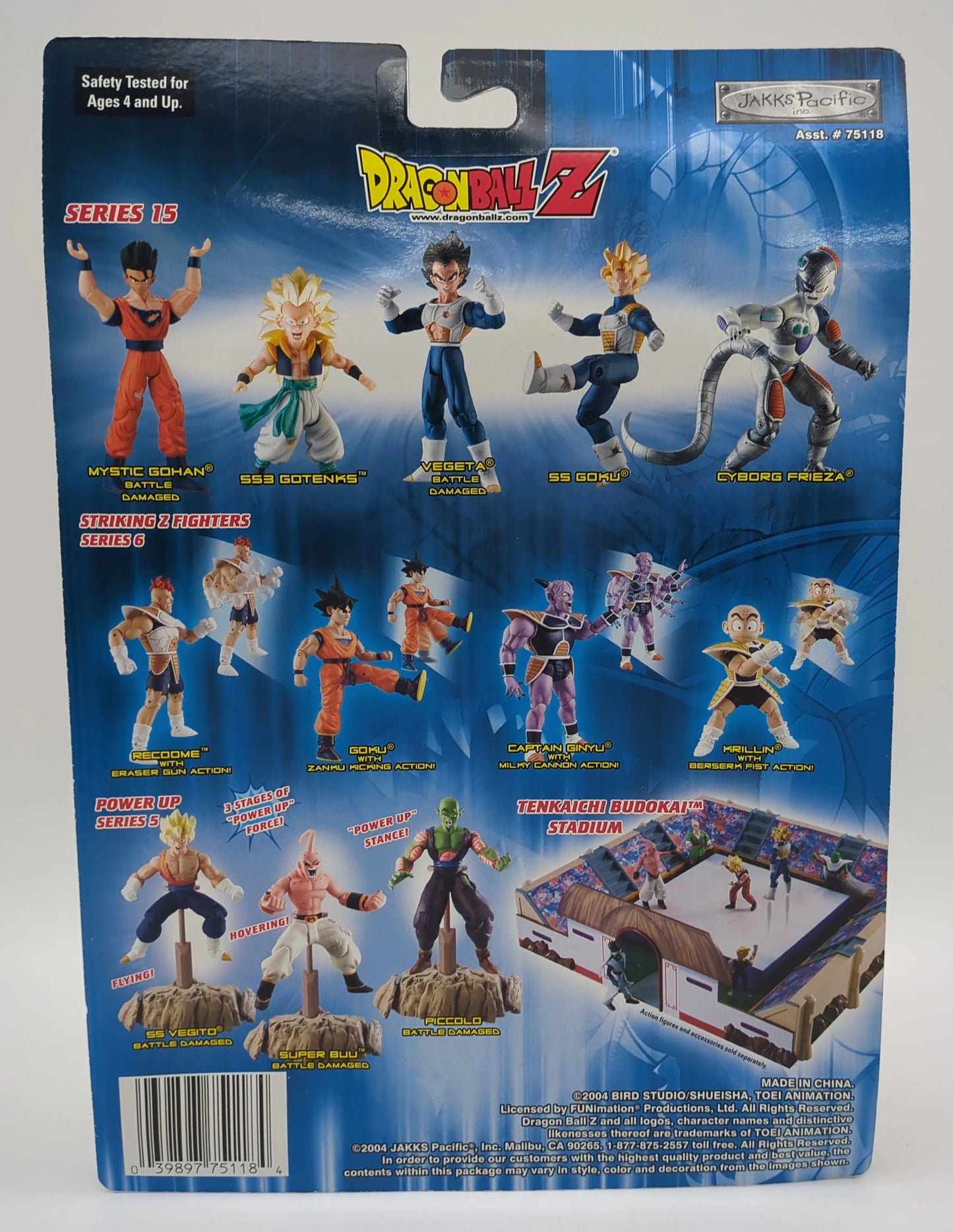 JAKKS Pacific FRIEZA SAGA SERIES 15 VEGETA BATTLE DAMAGED