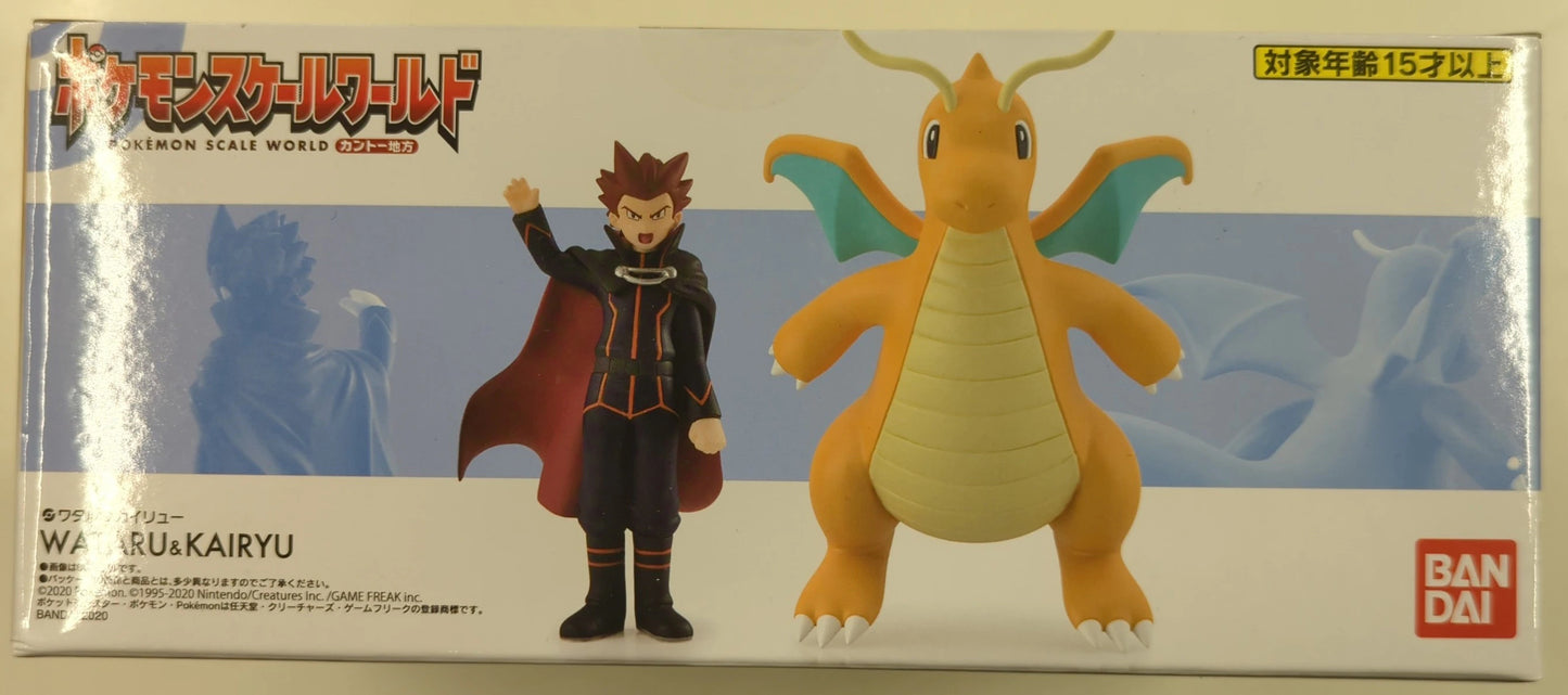 Bandai Pokemon Scale World Kanto Region Wataru and Dragonite