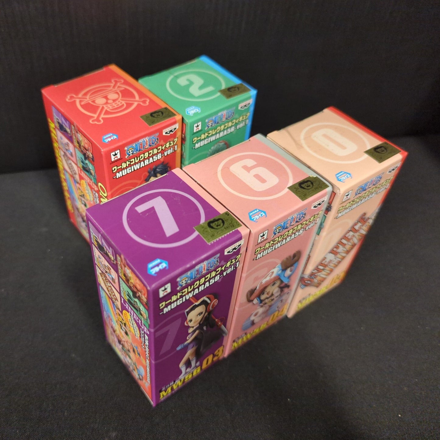 Banpresto WCF One Piece MUGIWARA56-vol.1 Complete 5 Piece Set