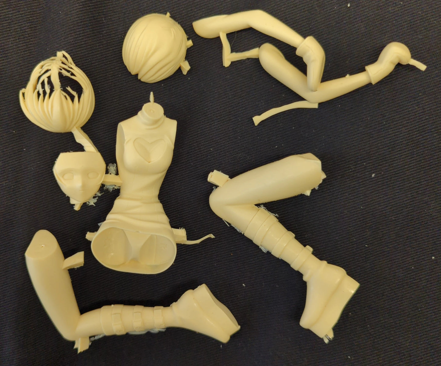 Cherry Blossom 1/7 Resin Cast Rei Ayanami (One-One Piece with Heart hole open) Cast