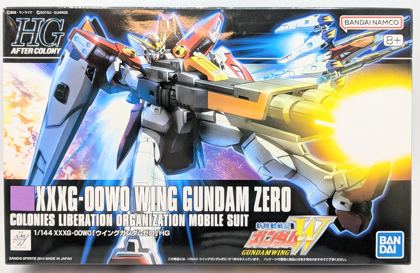 BANDAI SPIRITS HG AFTER COLONY 1/144 Bandai Namco Wing Gundam Zero + notation 174