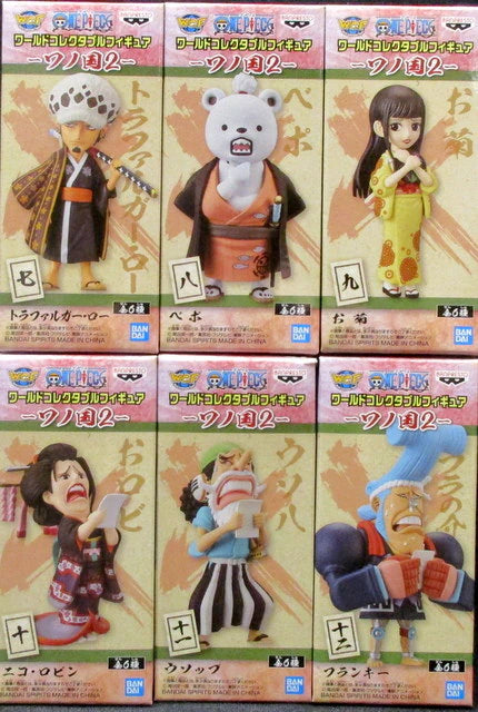 Bandai Spirits WCF One Piece Wano Country 2 Complete 6 Type Set