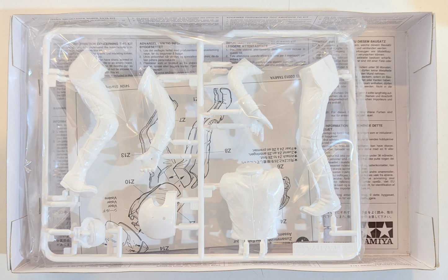 Tamiya 1/12 Rider Figure Kit Starting Rider 124