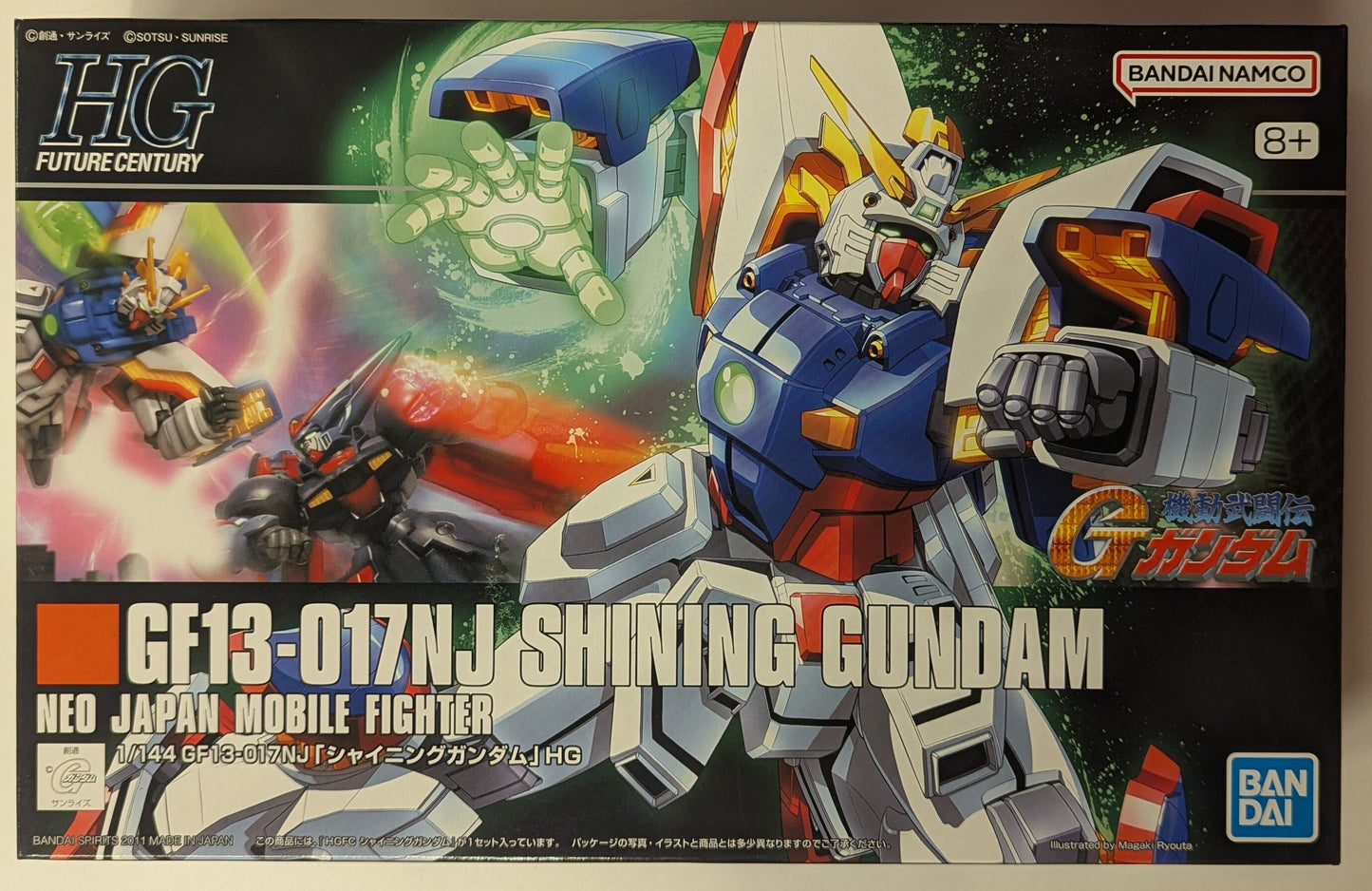 BANDAI SPIRITS HG FUTURE CENTURY 1/144 Bandai Namco Shining Gundam 127