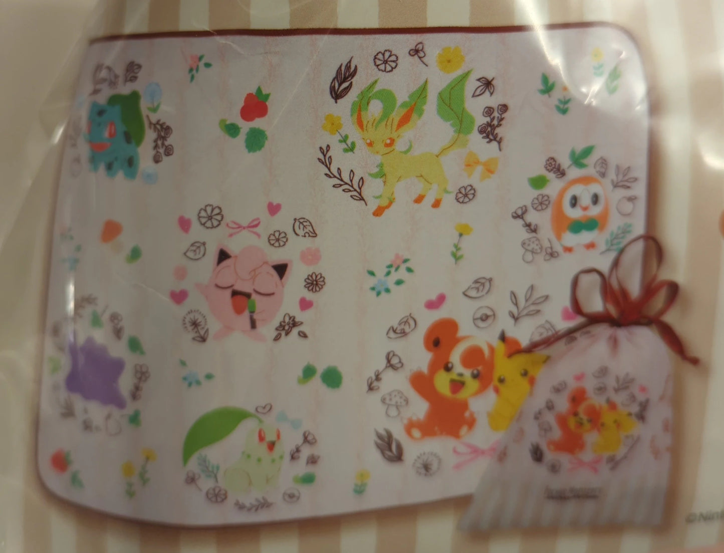 Sega Premium Drawstring Blanket Pokemon Natural Life