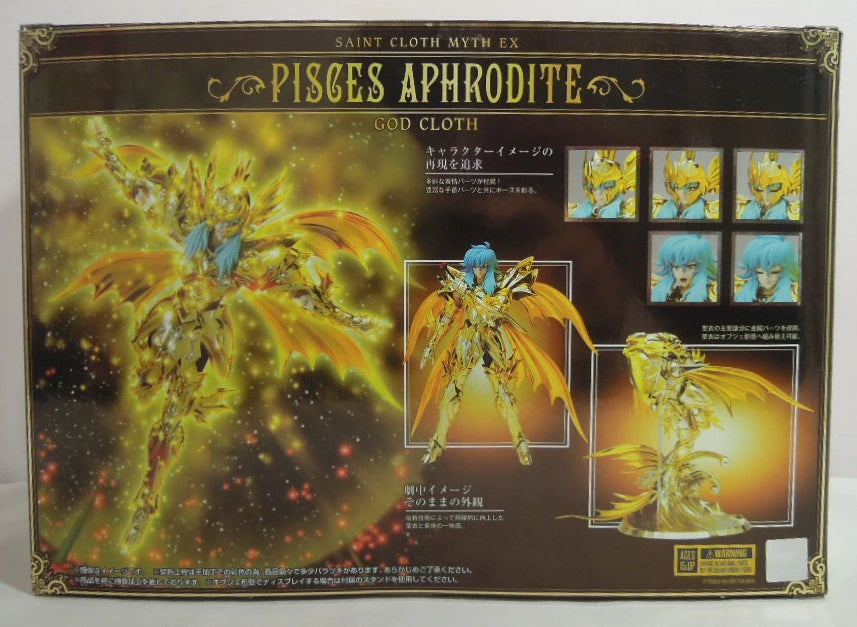 Bandai Saint Seiya Myth Cloth EX Pisces Aphrodite God Cloth With First Edition Bonus Item
