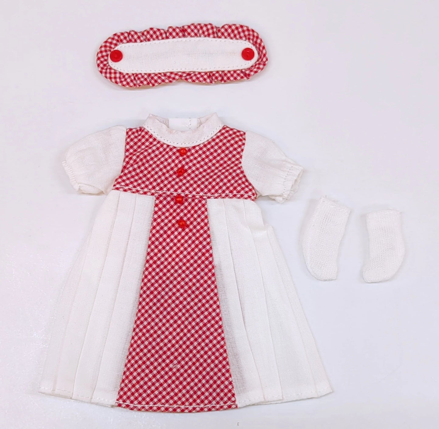 Little Factory Doll Outfit 22cm Size High Waist Dress Set