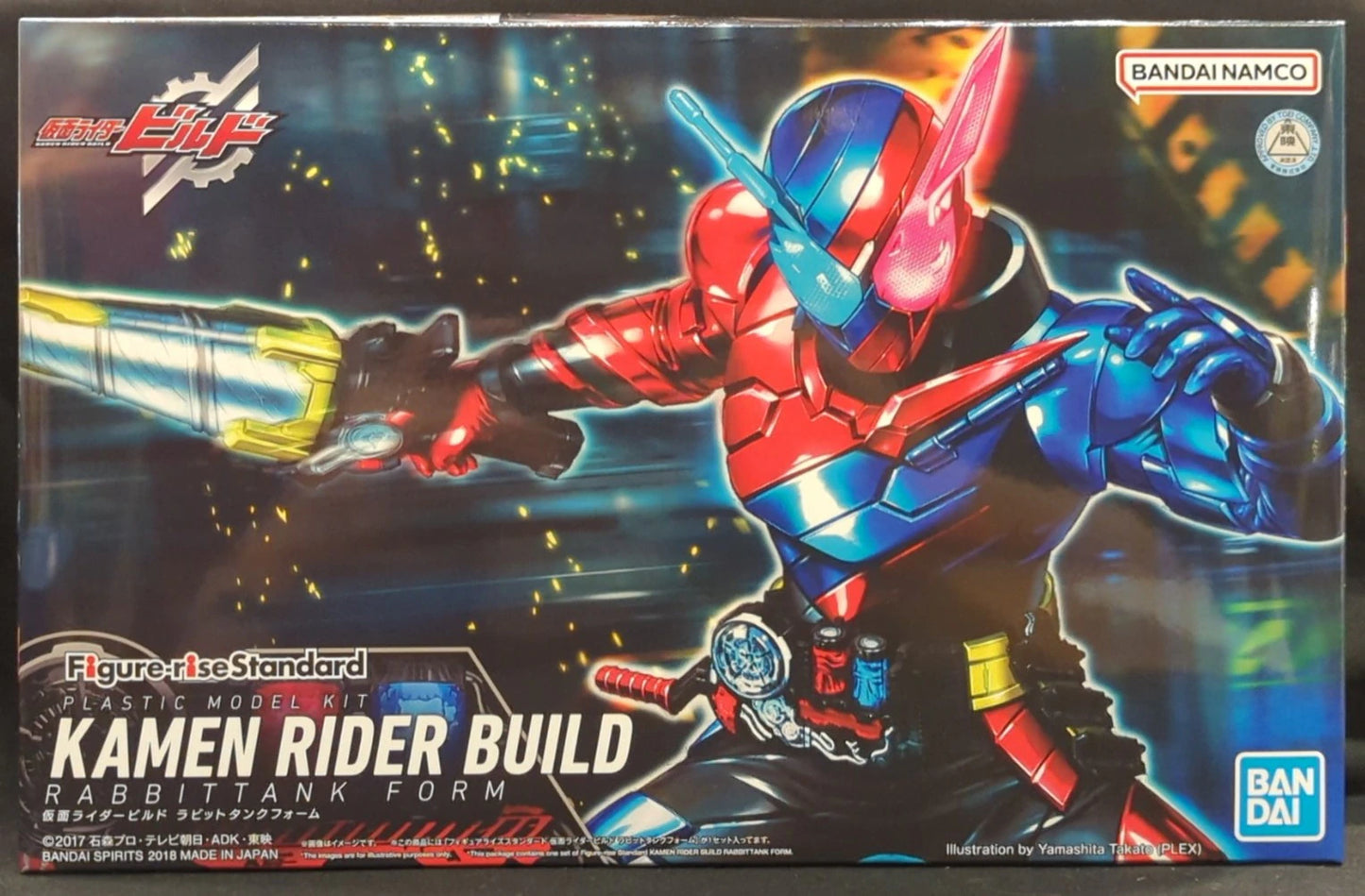 BANDAI SPIRITS Figure-rise Standard Bandai Namco Kamen Rider Build Rabbit Tank Form