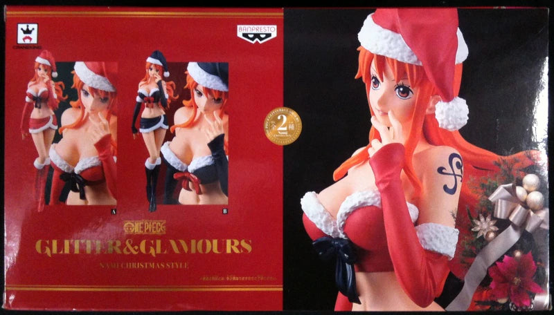 Banpresto - Glitter and Glamours Nami Christmas One Piece Nami Santa (red)