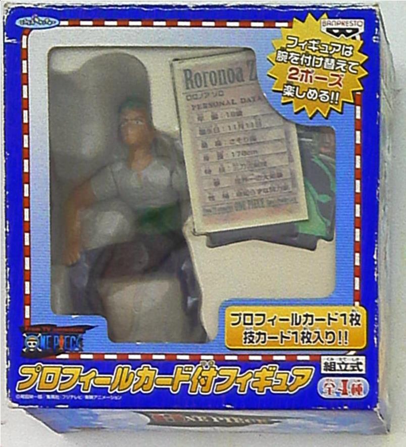 Bandai figure with card Roronoa Zoro