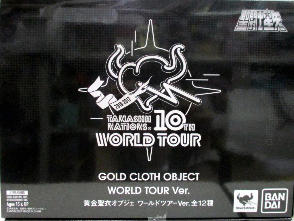Bandai Saint Seiya Myth Cloth APPENDIX/ Appendix Masami Kurumada Gold Cloth Object/World Tour ver. All 12 Type Set Box All 12 Types