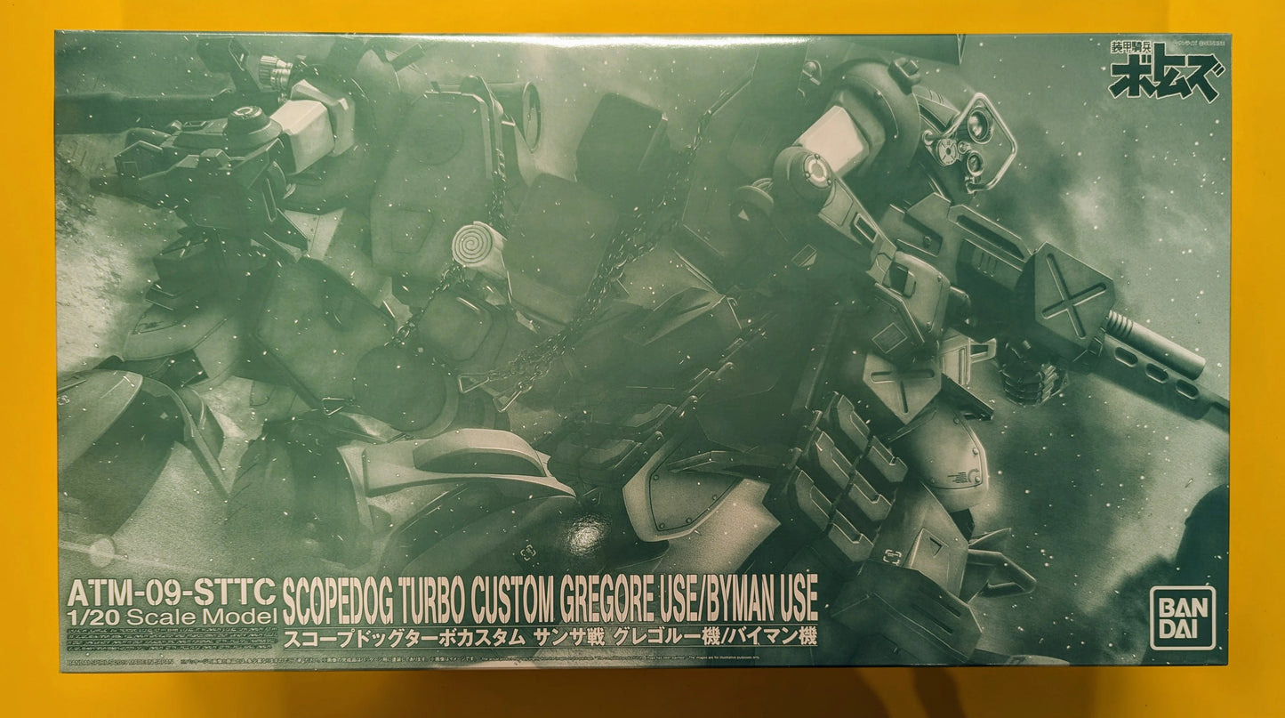 Bandai Spirits 1/20 Scale Model Scopedog Turbo Custom Sansa Battle Gregor/Bayman 1/20