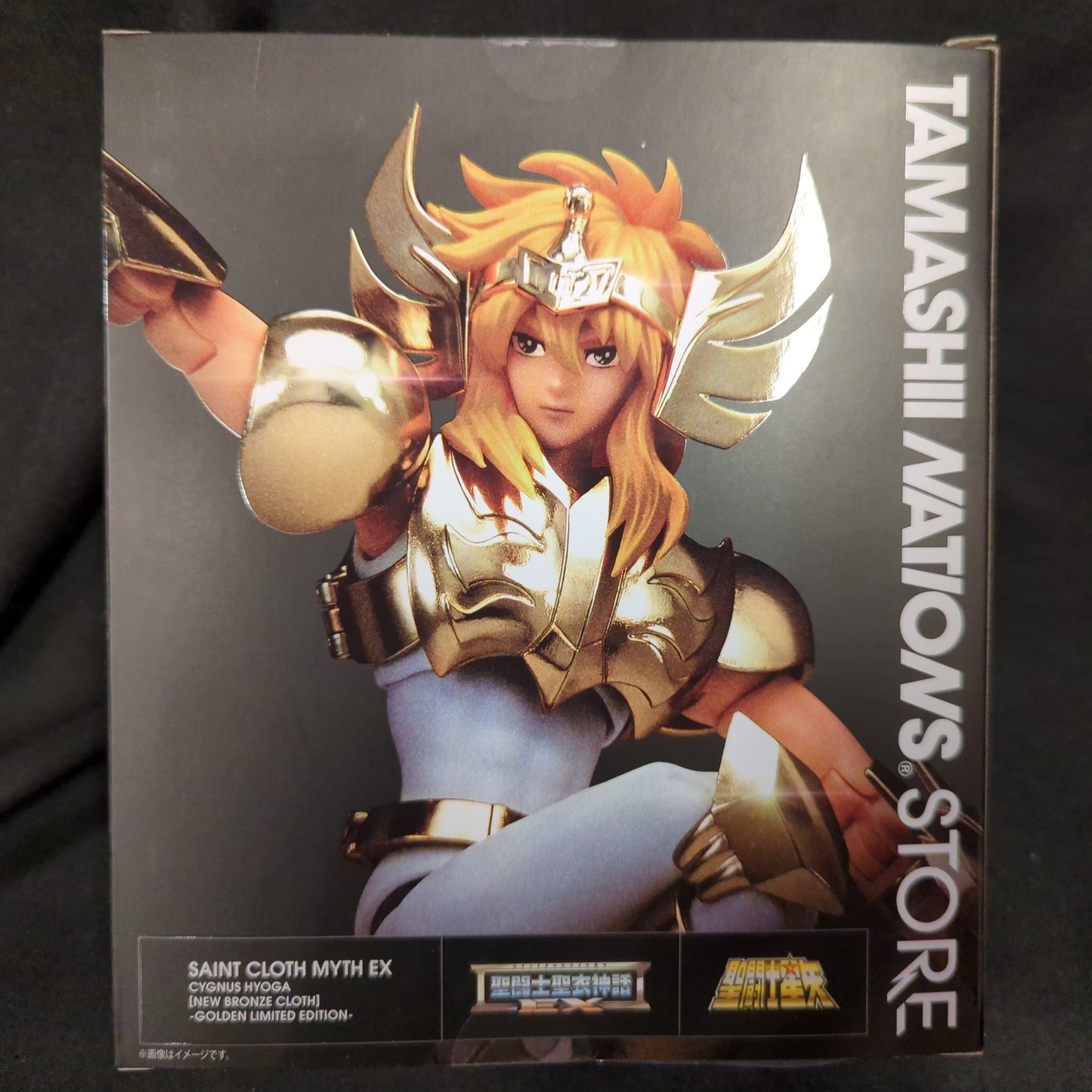 BANDAI SPIRITS Saint Seiya Myth Cloth EX Masami Kurumada Cygnus Hyouga Reborn Bronze Cloth ~GOLDEN LIMITED EDITION~