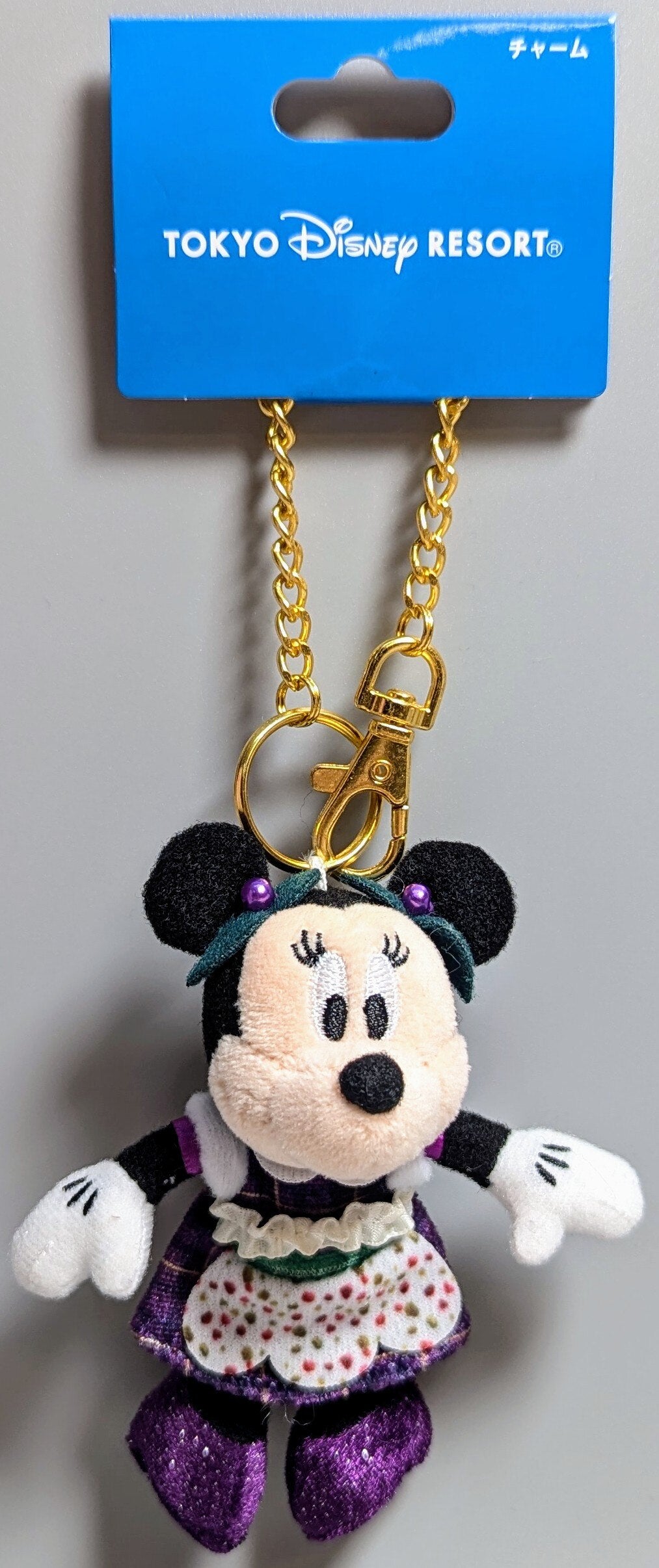 Tokyo Disney Resort charm Minnie Purple One Piece