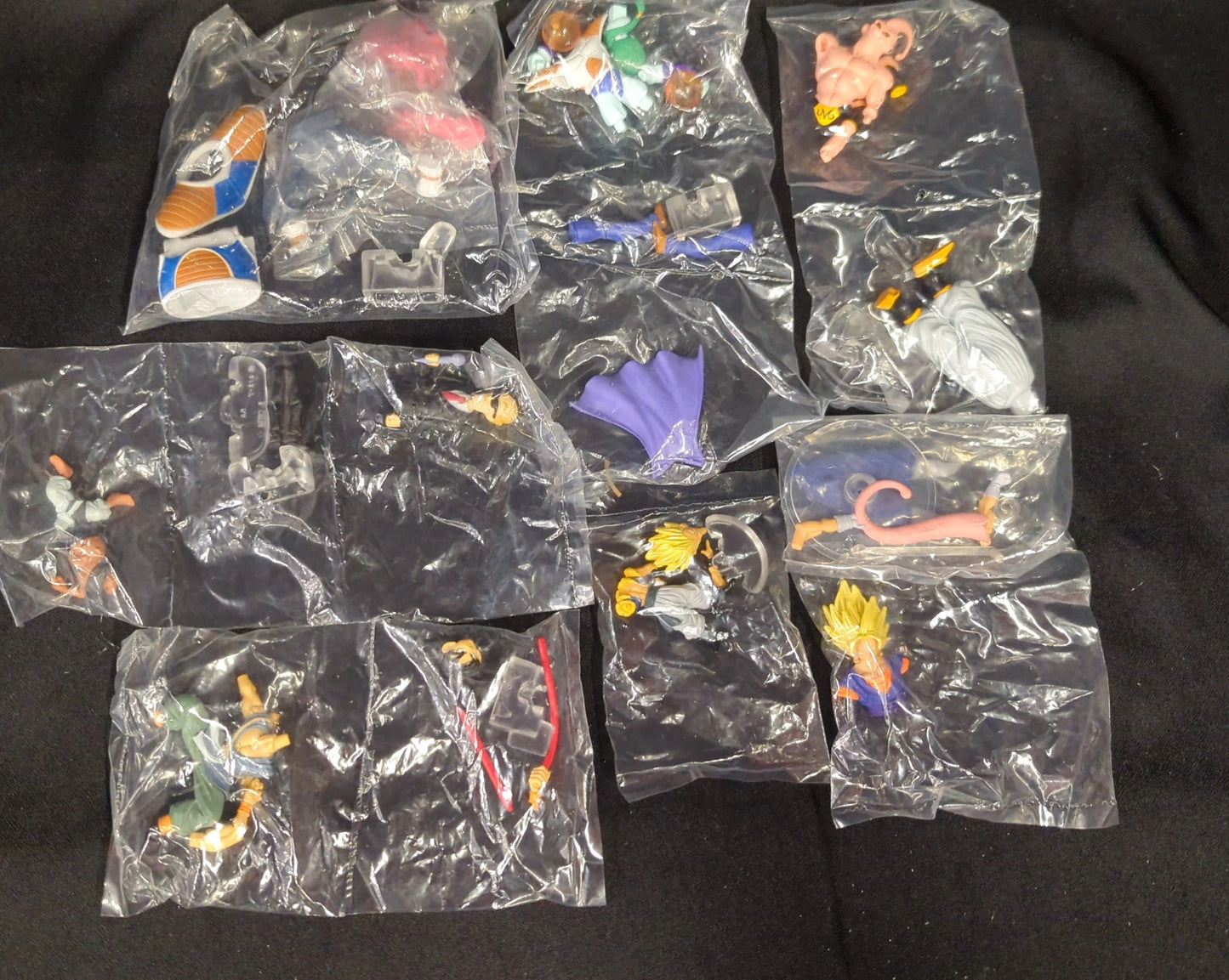 Bandai Dragon Ball Z 08 Super Warrior Fusion Edition HG Set completo di 7 tipi