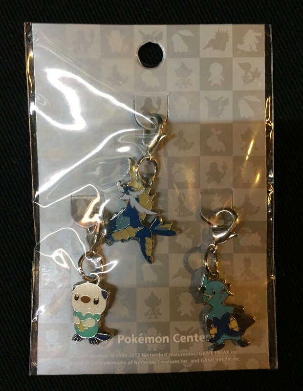 Ciondolo in metallo Pokemon 501 502 503 Pocket Monsters Oshawott, Futachimaru e Daikenki