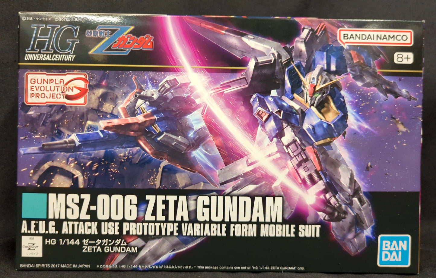 Bandai Spirits Mobile Suit Zeta Gundam HGUC 1/144 Bandai Namco version Zeta Gundam / 8+ marking 203