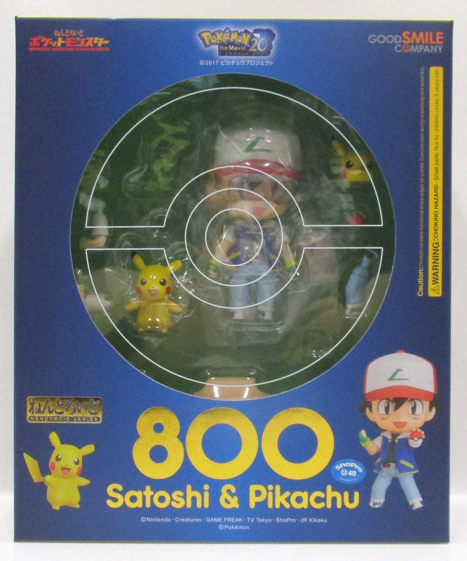 Good Smile Company Nendoroid Satoshi and Pikachu 800