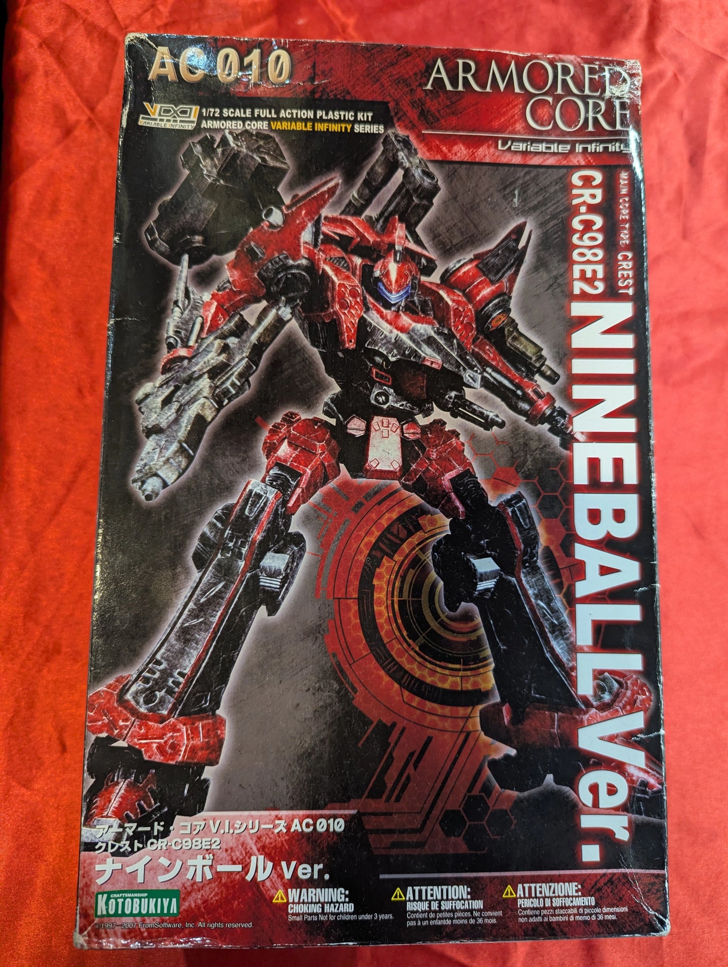 Kotobukiya 1/72 Armored Core VI Series Crest CR-C98E2 Nine Ball Ver. AC010